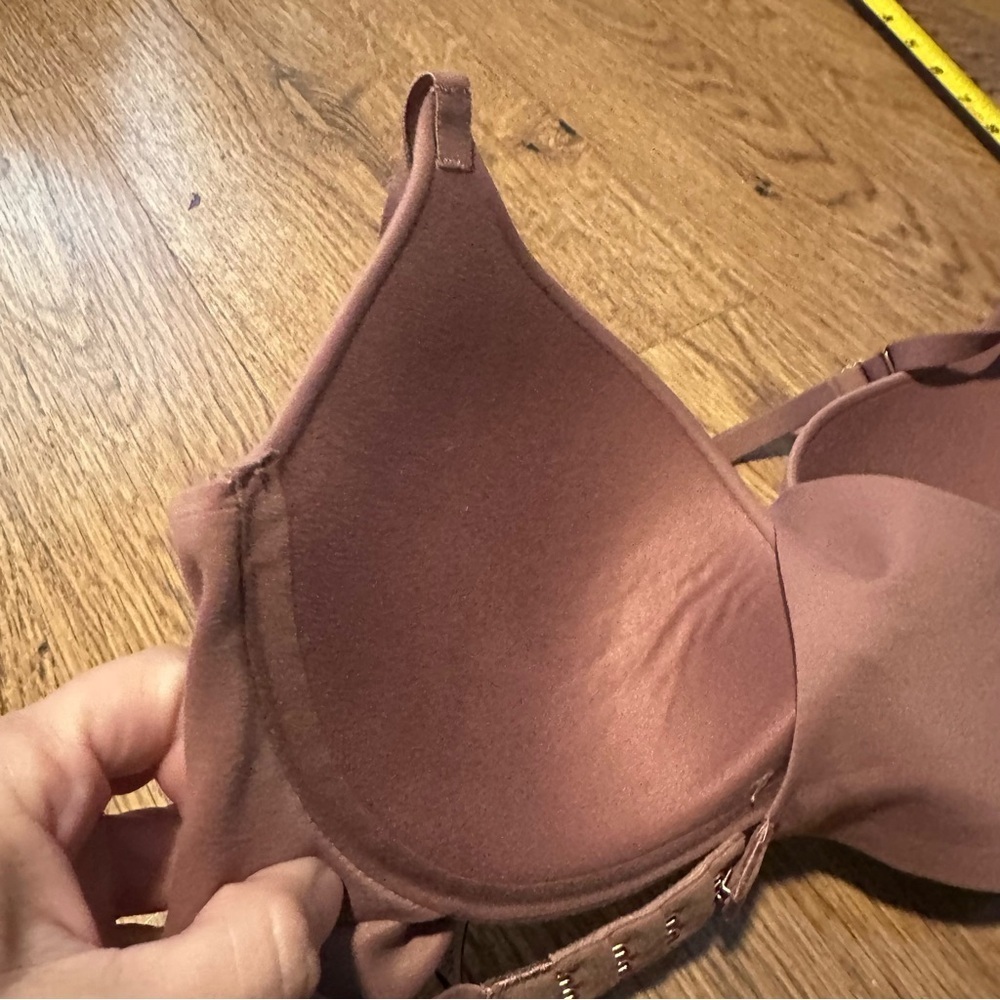 Victoria’s Secret brown/rose padded Bra size 36B sexy adjustable straps - Picture 6 of 7